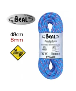 Rando Standard 8mm (48m) (Azul) – Cuerda para crestas – Beal