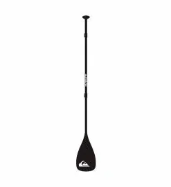 Remo Quiksilver Paddle Fiberglass 3 Pieces Plastic Blade Negro