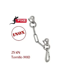 reunión d draco 1 mosquetón inoxidable a316l d10mm – fixe