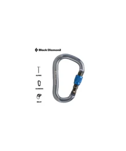 Rocklock Screwgate (Gray) – Mosqueton HMS cierre rosca – Black Diamond