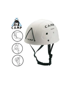 rockstar – casco versátil y sólido (53-62cm white) – camp