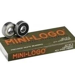 Rodamientos Mini Logo Bearing 8mm 8 Pack