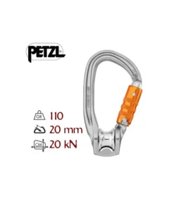 rollclip z triact-lock – mosquetón con polea – petzl