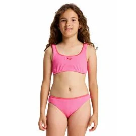 Conjunto de bikini bralette Roxy Girl Aruba Sangria Sunset (6-16 años)