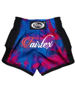 Short Boxeo Tailandés Fairtex Summer Azul/Rosa 2102