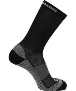 Calcetines Salomon Aero Crew Black Ebony