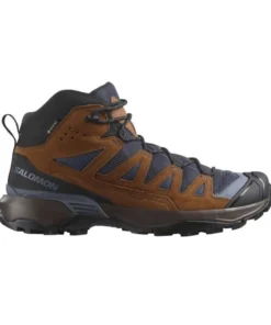 Botas Salomon X Ultra 360 Leather Mid Gtx Hombre Blue Nights