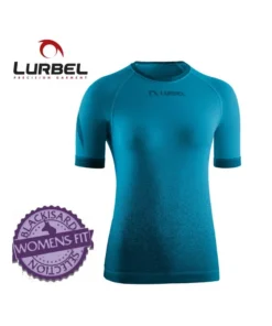 Samba short sleeves W (Turquesa / negro) – Camiseta manga corta mujer – Lurbel