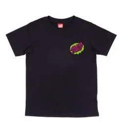 Camiseta Santa Cruz Youth Slime Dot Negra (6-14 años)