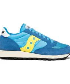 Zapatillas Saucony Jazz Original Vintage Mujer Azul Amarillo