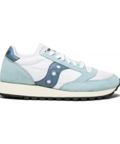 Zapatillas Saucony Jazz Original Vintage Mujer Blanco Azul