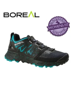 Saurus 2.0 W (Black/Blue) – Zapatilla de trail-running para mujer – Boreal