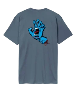 Santa Cruz Screaming Hand Chest storm grey camiseta