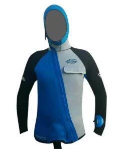 Seland chaqueta nala 6mm azul/gris/negro