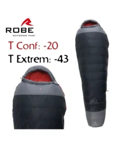 Serac 900 -20º (Gris) – Saco de dormir de plumón con cremallera izquierda – Robens