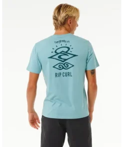 Rip Curl Search Icon dusty blue camiseta