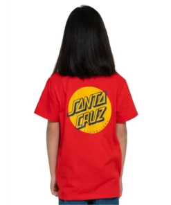 Santa Cruz Shadowless red camiseta de niño