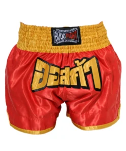 Short boxeo tailandés FIGHTER Rojo y Amarillo
