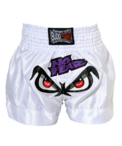 Short boxeo tailandés NO FEAR Blanco