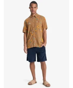Short Quiksilver Taxer Cord Para Hombre