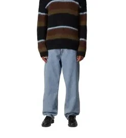 Pantalón Vaquero Carhartt WIP Single Knee Pant Azul (Stone Bleached)