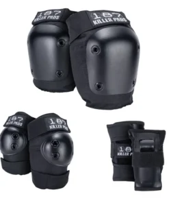 187 Killer Pads Six Pack Set black protecciones