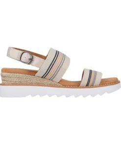 Sandalias Skechers Bobs Desert Kiss Hi Tea Time Mujer Natural Multi