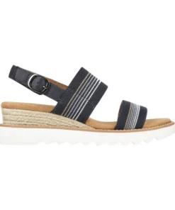 Sandalias Skechers Bobs Desert Kiss Hi Tea Time Mujer Navy Multi