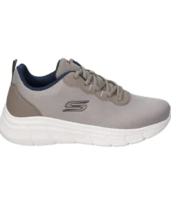Zapatillas Skechers BOBS Sport B Flex – Icy Edge Hombre Taupe