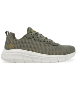 Zapatillas Skechers BOBS Sport B Flex Visionary Essence Mujer Oliva
