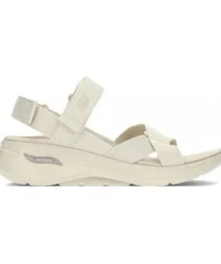 Sandalias Skechers Go Walk Arch Fit Mujer Natural