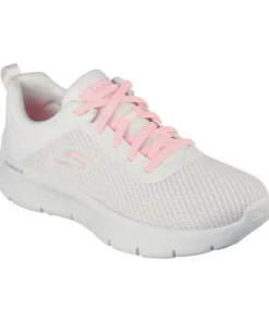 Zapatillas Skechers Go Walk Flex Alani Mujer White Pink
