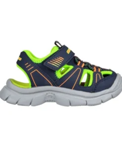 Sandalias Skechers Relix Valder Niños Navy Lime