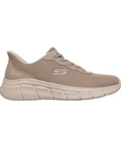 Zapatillas Skechers Slip-ins: BOBS Sport B Flex – Flex Lucy Mujer Taupe