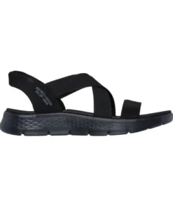 Sandalias Skechers Slip-ins: GO WALK Flex Sandal – Glimmer Mujer Negro