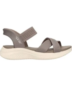 Sandalias Skechers Slip-ins Ultra Flex 3.0 Never Better Mujer Dark Taupe