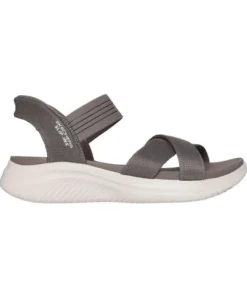 Sandalias Skechers Slip-ins Ultra Flex 3.0 Summerville Mujer Taupe Oscuro