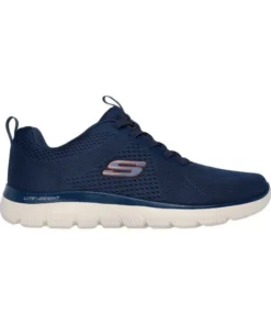 Zapatillas Skechers Summits Eckler Hombre Navy Naranja