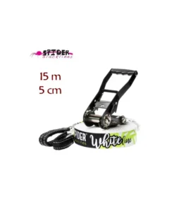 slackline spider white line (15m)