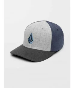 Volcom Full Stone Heather Flexfit smokey blue gorra