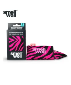 SmellWell Active (Pink Zebra) – Bolsas desodorantes para calzado (par) – SmellWell