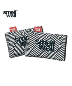 SmellWell Active (White Stripes) – Bolsas desodorantes para calzado (par) – SmellWell