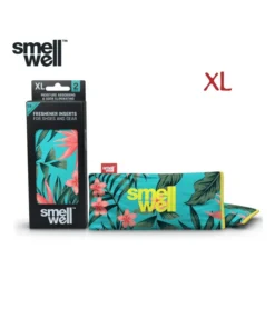 SmellWell Active XL (Tropical Floral ) – Bolsas desodorantes grandes para calzado (par) – SmellWell