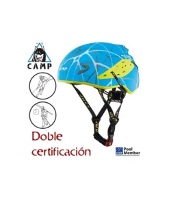 speed comp – casco esquimo doble certificación (54-60cm – light blue) – camp