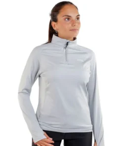 Camiseta Sphere Pro Samara Mujer Gris Claro
