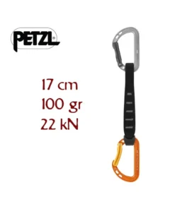 spirit express 17 cm – cinta express para escalada deportiva – petzl