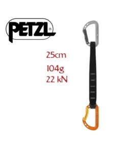Spirit Express 25 cm – Cinta express para escalada deportiva – Petzl