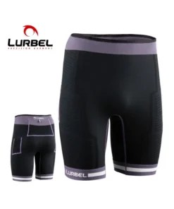 Spirit Flux shorts (Negro/Lavanda) – Malla corta Trail running – Lurbel