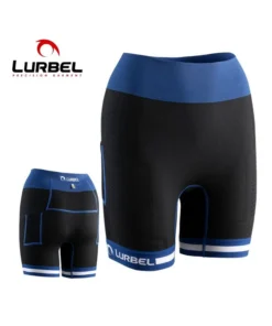 Spirit Flux shorts W (Negro/Azul Royal) – Malla corta Trail running para mujer – Lurbel