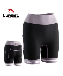 Spirit Flux shorts W (Negro/Lavanda) – Malla corta Trail running para mujer – Lurbel